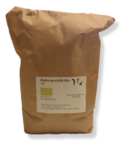 Hafer geschält, BIO, Selbstabfüllung, 1kg